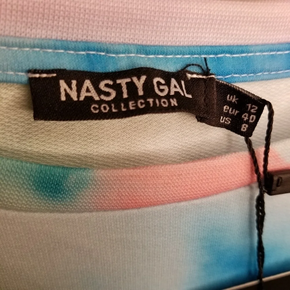 NASTY GAL Out Of This World Tie Dye Sweatshirt